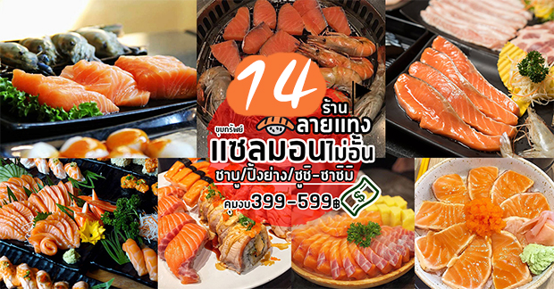 รวม 14 ร้านขุมทรัพย์คนรักแซลมอน รวมไว้ครบทั้งชาบู/ปิ้งย่าง/อาหารญี่ปุ่น คุมงบ เริ่มต้นที่ 399 บาท